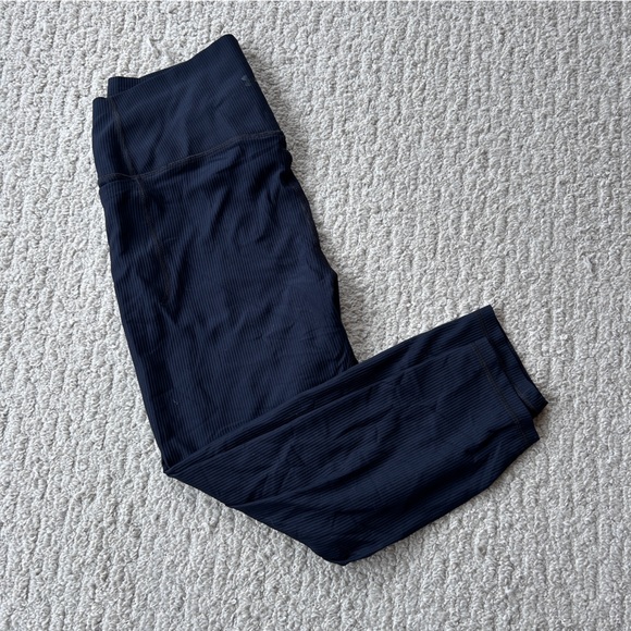 Under Armour Black Meridian Rib Texture Leggings - Picture 4 of 4